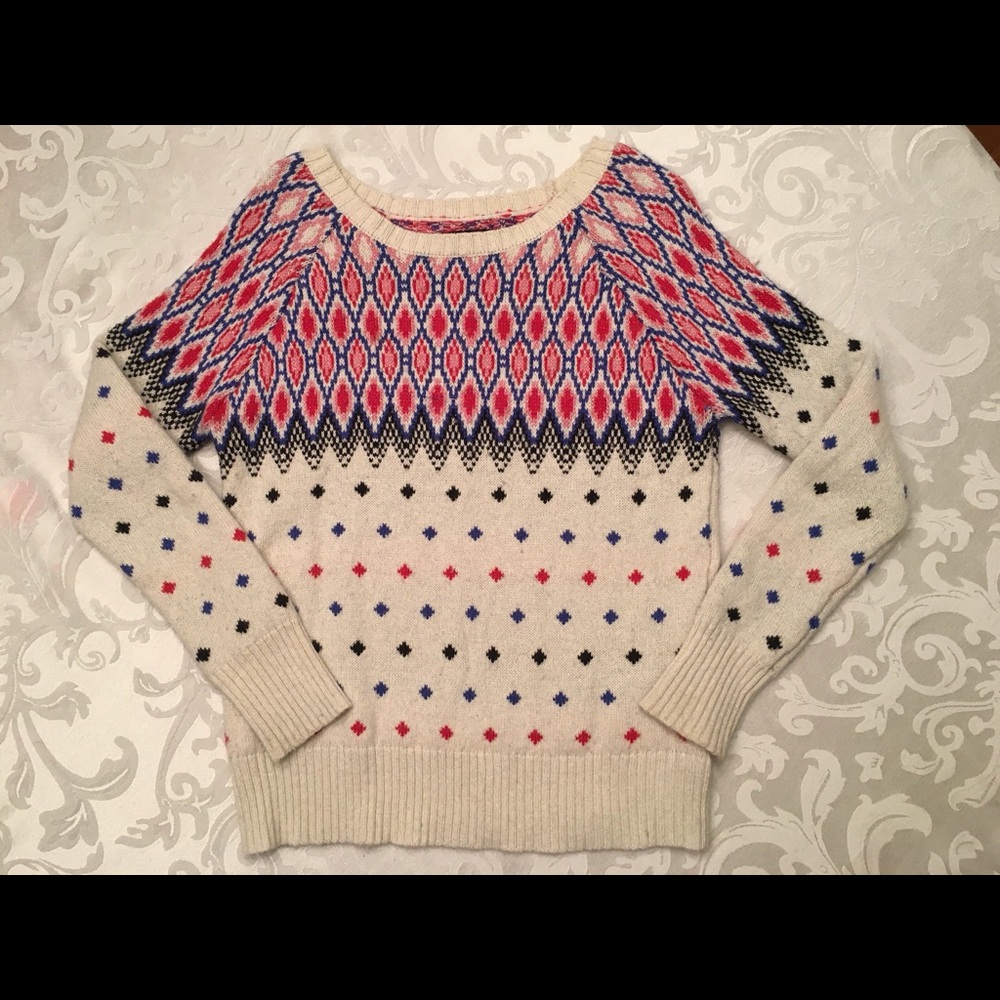 Women’s American Eagle Pattern Sweater. Euc - image 1